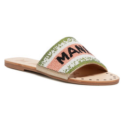 Manebi Παντόφλες Manebi Leather Sandals S 3.8 Y0 Rose Green