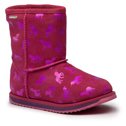 EMU Australia Boty EMU Australia Rainbow Unicorn Brumby K12373 Deep Pink