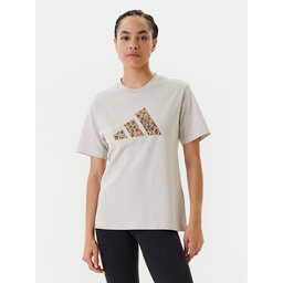 adidas adidas Camiseta Animal Graphic JM4423 Beis Regular Fit