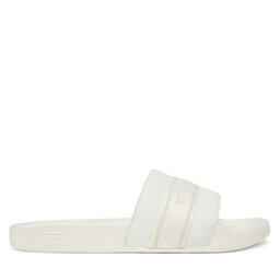 Tommy Hilfiger Pantoletten Tommy Hilfiger Hilfiger Poolside With Webbing FW0FW08529 Weiß