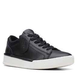 Clarks Félcipő Clarks CraftCup Walk26167764 Black Leather