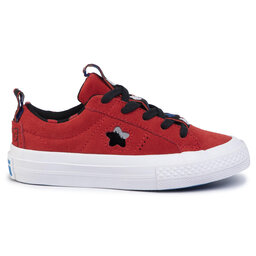 

Кросівки Converse One Star Ox 363907C Fiery Red/Black/White, Червоний
