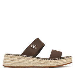 Calvin Klein Jeans Espadrilės Calvin Klein Jeans Sporty Rope Mg Lth Webbing YW0YW01704 Ruda