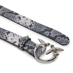 

Жіночий ремінь Pinko Love Berry H3 Belt 20232 PLT01 100125.A18U Nero/Lilla ZY10, Фіолетовий