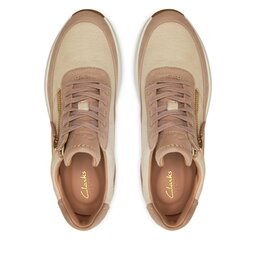 

Снікерcи Clarks Tivoli Zip 26176651 Sand Combi, Бежевий