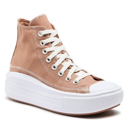 Converse Teniși Converse Chuck Taylor All Star Move A04672C Taupe/Red