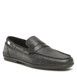 Calvin Klein Mokassins Calvin Klein Logo Hw Driver Mono HM0HM00843 Black Mono 0GJ
