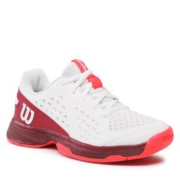Wilson Topánky Wilson Rush Pro Jr L WRS330410 White/Beet Red/Diva Pink