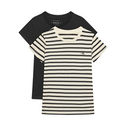 Calvin Klein Jeans Calvin Klein Jeans T-Shirt-Set IG0IG02799 Beige Slim Fit