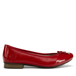 Rieker Baleriny Rieker 51950-33 Czerwony