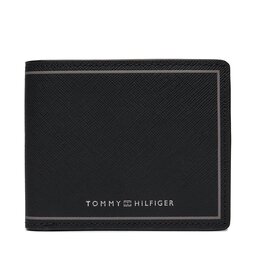 Tommy Hilfiger Velká pánská peněženka Tommy Hilfiger Th Central Cc And Coin Černá