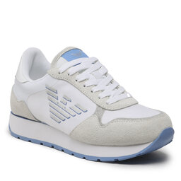 Emporio Armani Sportcipő Emporio Armani X3X179 XN823 S775 White/Sky/Lt/Silver