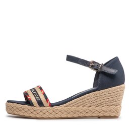 

Еспадрильї Tommy Hilfiger Corporate Webbing Low Wedge FW0FW06293 Desert Sky DW5, Cиній