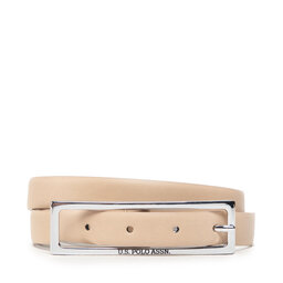 U.S. Polo Assn. Curea de Damă U.S. Polo Assn. Townie AIUT62332WVP565 Champagne