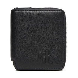 Calvin Klein Μικρό Πορτοφόλι Ανδρικό Calvin Klein Ck Zip Billfold LV04D1077G Μαύρο