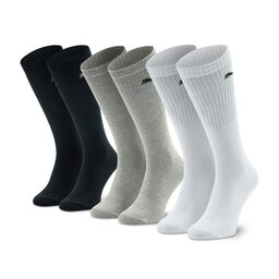 Puma 3 pares de calcetines altos unisex Puma 907940 03 White/Grey/Black