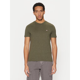 Tommy Jeans Tommy Jeans Marškinėliai Jaspe DM0DM20363 Žalia Slim Fit