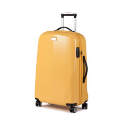 Wittchen Средний пластиковый чемодан Wittchen 56-3P-572-50 Жёлтый