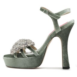 

Босоніжки Custommade Arlina Crystal Bow 999620047 Turf Green 314, Зелений