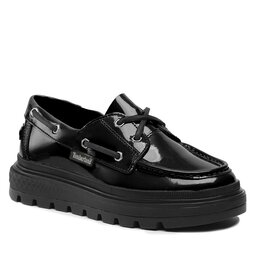 Timberland Poltopánky Timberland Ray City Boat Shoe TB0A5WMC0011 Black Patent Leather