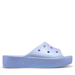 

Шльопанці Crocs Classic Platform Glitter Slide 208233 5Q6, Голубий