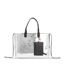 Tommy Hilfiger Torebka Tommy Hilfiger Iconic Tommy Tote Metal AW0AW15202 Metallic Silver 0IO