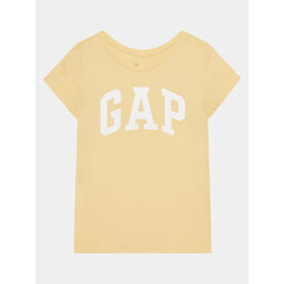 Gap Gap Majica 886003-02 Rumena Regular Fit