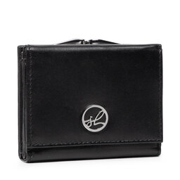 Semi Line Portafoglio piccolo da donna Semi Line P8221-0 Nero