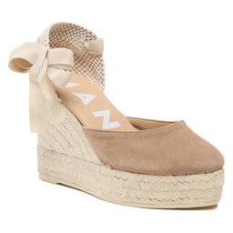 Manebi Espadrilės Manebi Wedge Espadrilles W 1.9 WV Vintage Taupe