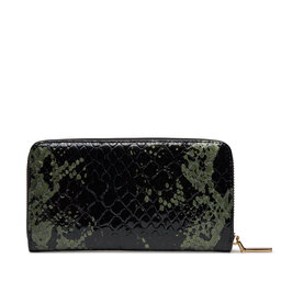 

Великий жіночий гаманець Monnari PUR0140-M20 Black With Green, Чорний