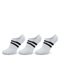 Pepe Jeans Sada 3 párů kotníkových ponožek unisex Pepe Jeans PMU30021 White 800