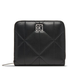 Calvin Klein Pénztárca Calvin Klein Quilted Square Zip Around LV04F1121G Fekete