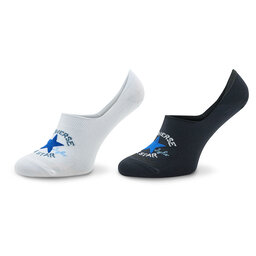 Converse 2 pares de calcetines tobilleros para hombre Converse E1207A-2020 Negro