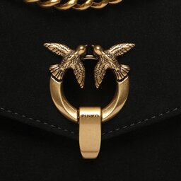 

Сумка Pinko Cupido Baguette AI 23-24 PLTT 101750 A0F6 Nero/Antique Gold Z99Q, Чорний