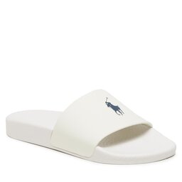Polo Ralph Lauren Nazouváky Polo Ralph Lauren Polo Slide 809892945007 Deckwash White/Navy Pp