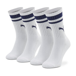 Puma Set di 2 paia di calzini lunghi unisex Puma 907944 03 Bianco
