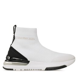 

Снікерcи Calvin Klein Jeans Sporty RunComfair High/Low Freq YM0YM00631 White/Black 01T, Білий