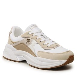 Tommy Hilfiger Sportcipő Tommy Hilfiger Chunky Th Runner FW0FW07386 White YBS