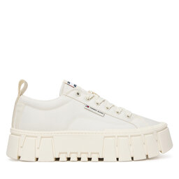 Tommy Jeans Sneakers Tommy Jeans Tjw Flatform Chunky Sneaker EN0EN03036 Écru