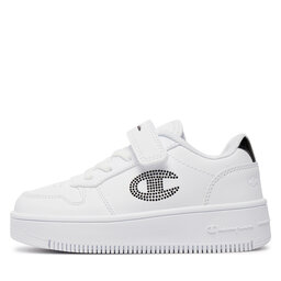 

Снікерcи Champion Rebound Platform Glitter G Ps Low Cut Shoe S32830-CHA-WW009 Wht/Gun Mt., Білий