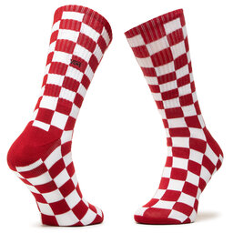 

Високі жіночі шкарпетки Vans Checkerboard Crew VN0A3H3NRLM1 r.38,5/42 Red/White, Червоний