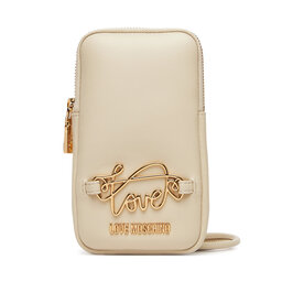 LOVE MOSCHINO Torebka na telefon LOVE MOSCHINO JC5737PP0MKG0110 Écru
