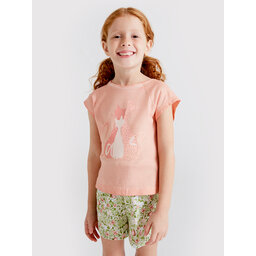 Mayoral Mayoral T-Shirt 3043 Rosa Regular Fit