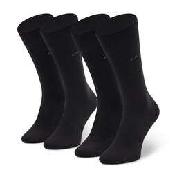 

Набір 2 пар високих чоловічих шкарпеток Calvin Klein 701218631 Black 001, Чорний