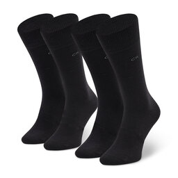 Calvin Klein Набор из 2 пар высоких мужских носков Calvin Klein 701218631 Black 001