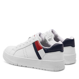 

Снікерcи Tommy Hilfiger Flag Low Cut Lace-Up T3X9-33356-1355 S Bianco 100, Білий