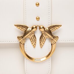 

Сумка Pinko Love Classic Icon Spallaccio Je AI 22-23 PLTT 1P22TT Y5H7 Avorio Z14Q, Білий