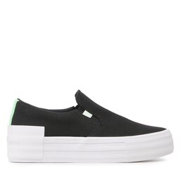 

Кросівки Calvin Klein Jeans Vulc Flatf Bold Slipon Fluo Cont YW0YW00905 Black/Live Mist 0GN, Чорний