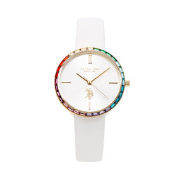 U.S. Polo Assn. Sat U.S. Polo Assn. Rainbow USP8427WH Bijela