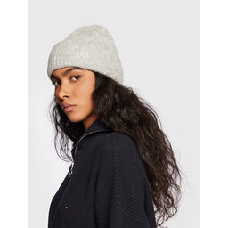 

Шапкa Tommy Hilfiger Th Timeless Beanie AW0AW13827 0IM, Сірий